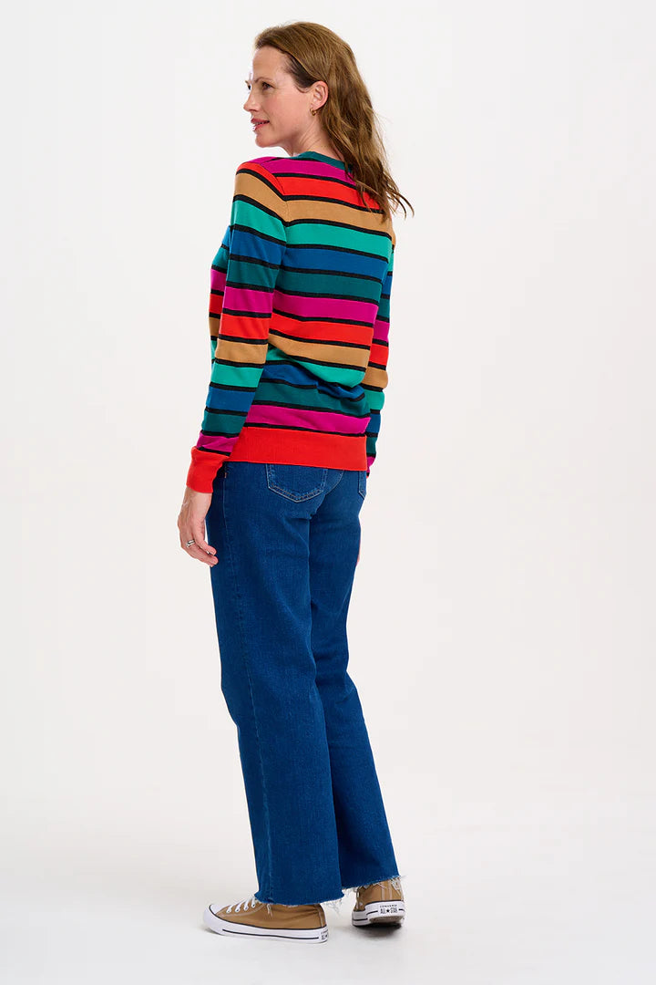 Astrid Jumper - Multi, Rainbow Stripes