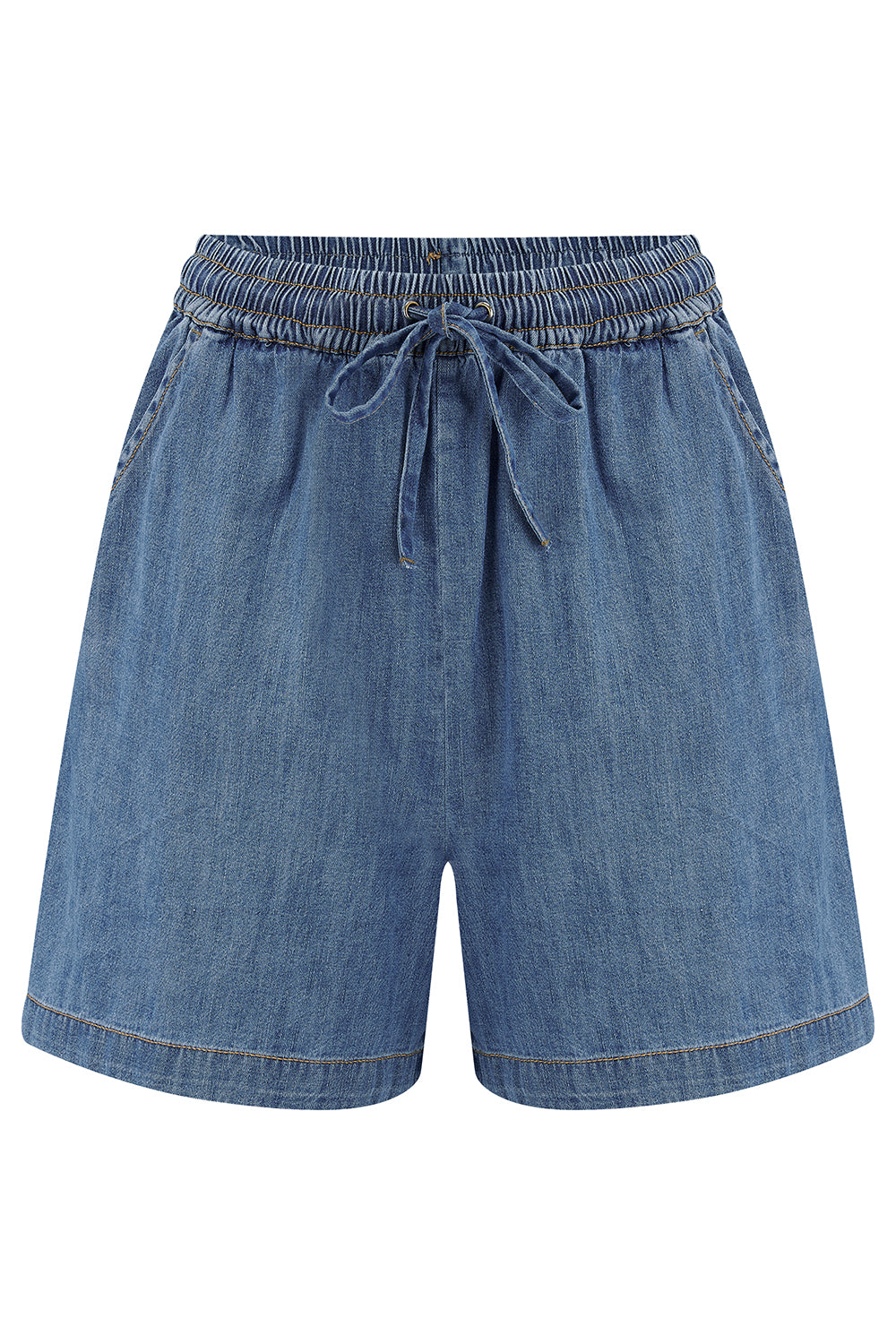 Bonnie Shorts - Mid Denim