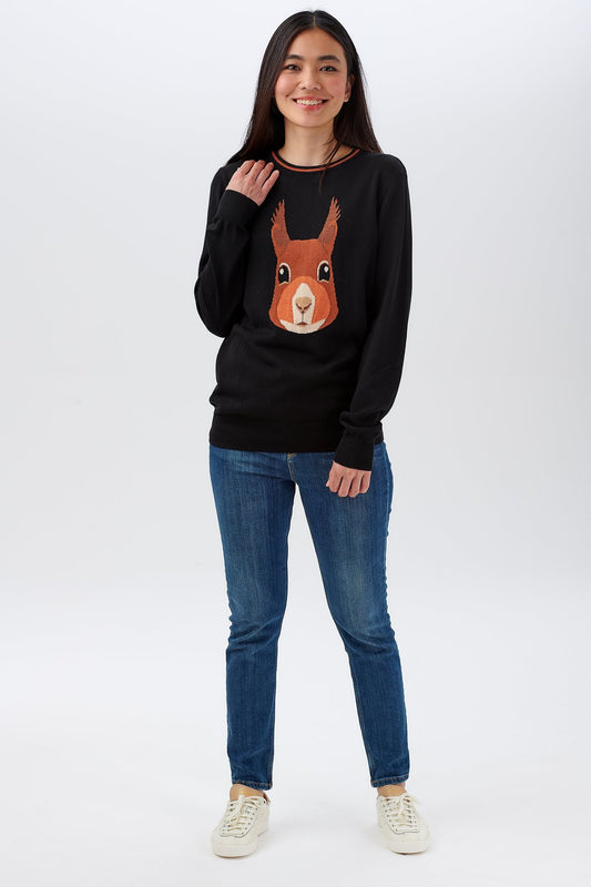 SALE - Rita Secret Squirrel Sweater