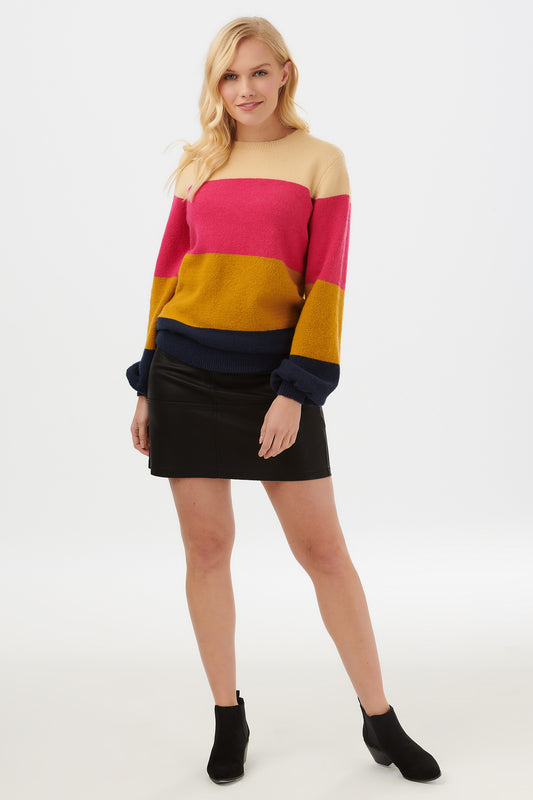SALE - Zuri Block Stripe Sweater