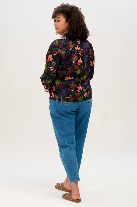 Joy Shirt - Black, Jungle Life