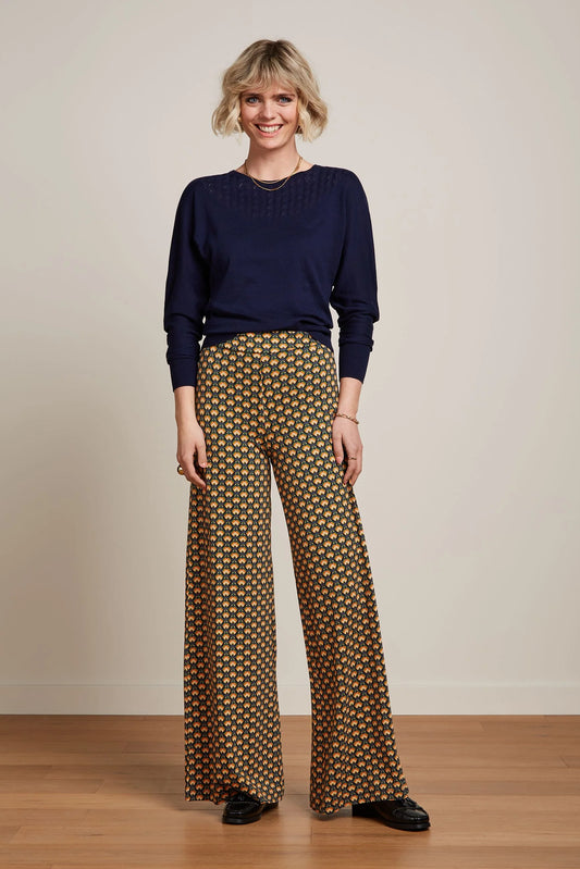 Border Palazzo Pants Valet