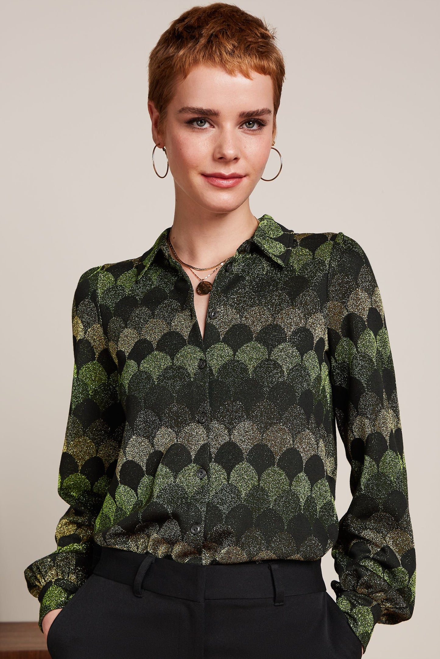 Maisie Blouse Diva Jacquard