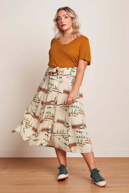 Judy Midi Skirt Antibes