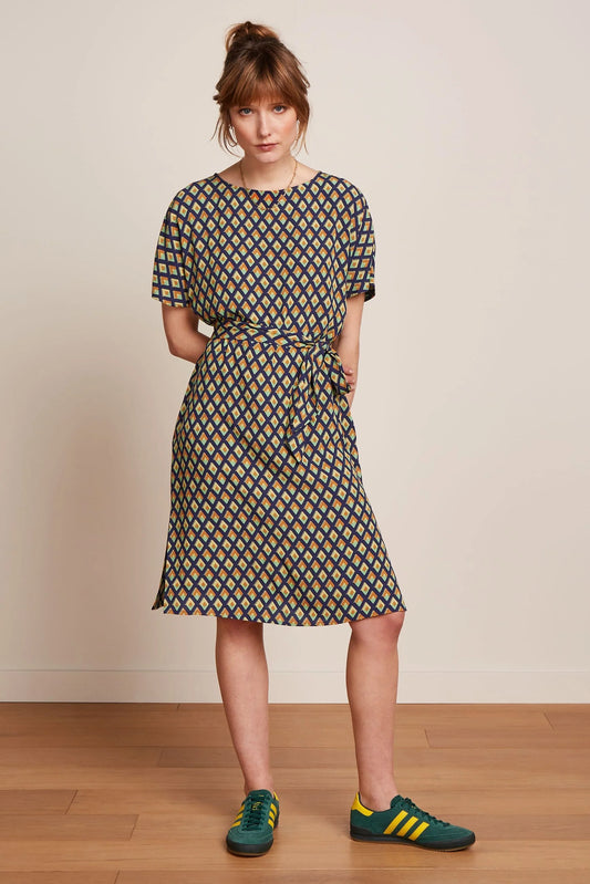 Vera Tunic Dress Pebble Woven
