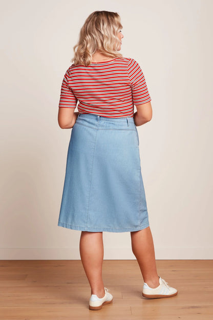 Marie Skirt Festa Light Denim