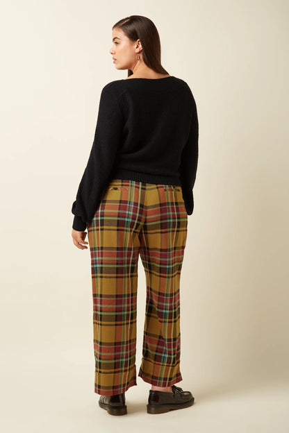 Federica Cuff Pants Caroll Check