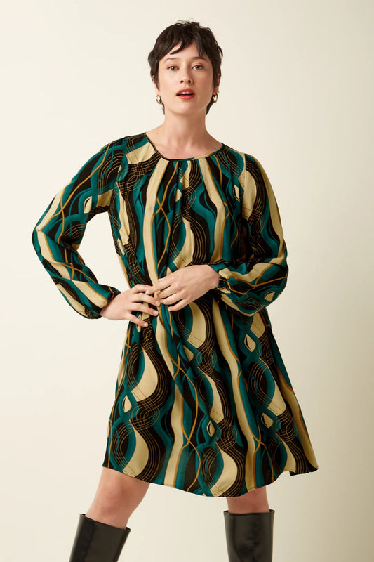 Laura Pleat Dress Elysse