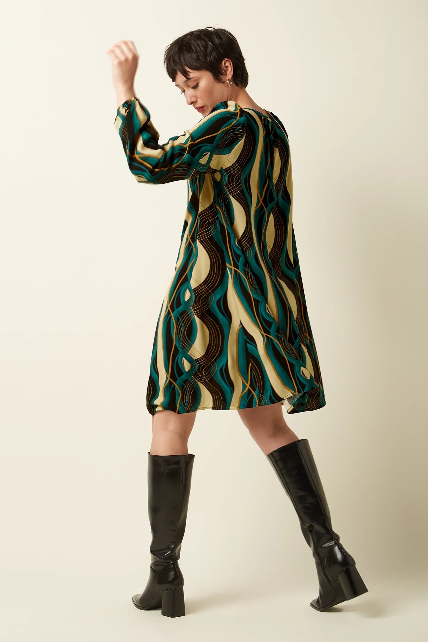 Laura Pleat Dress Elysse