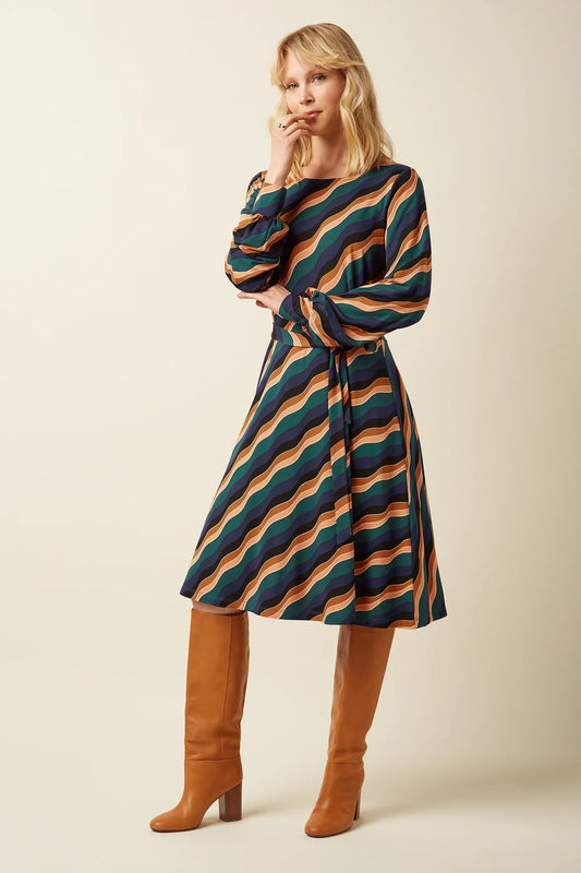 Betty Puff Dress Razzle
