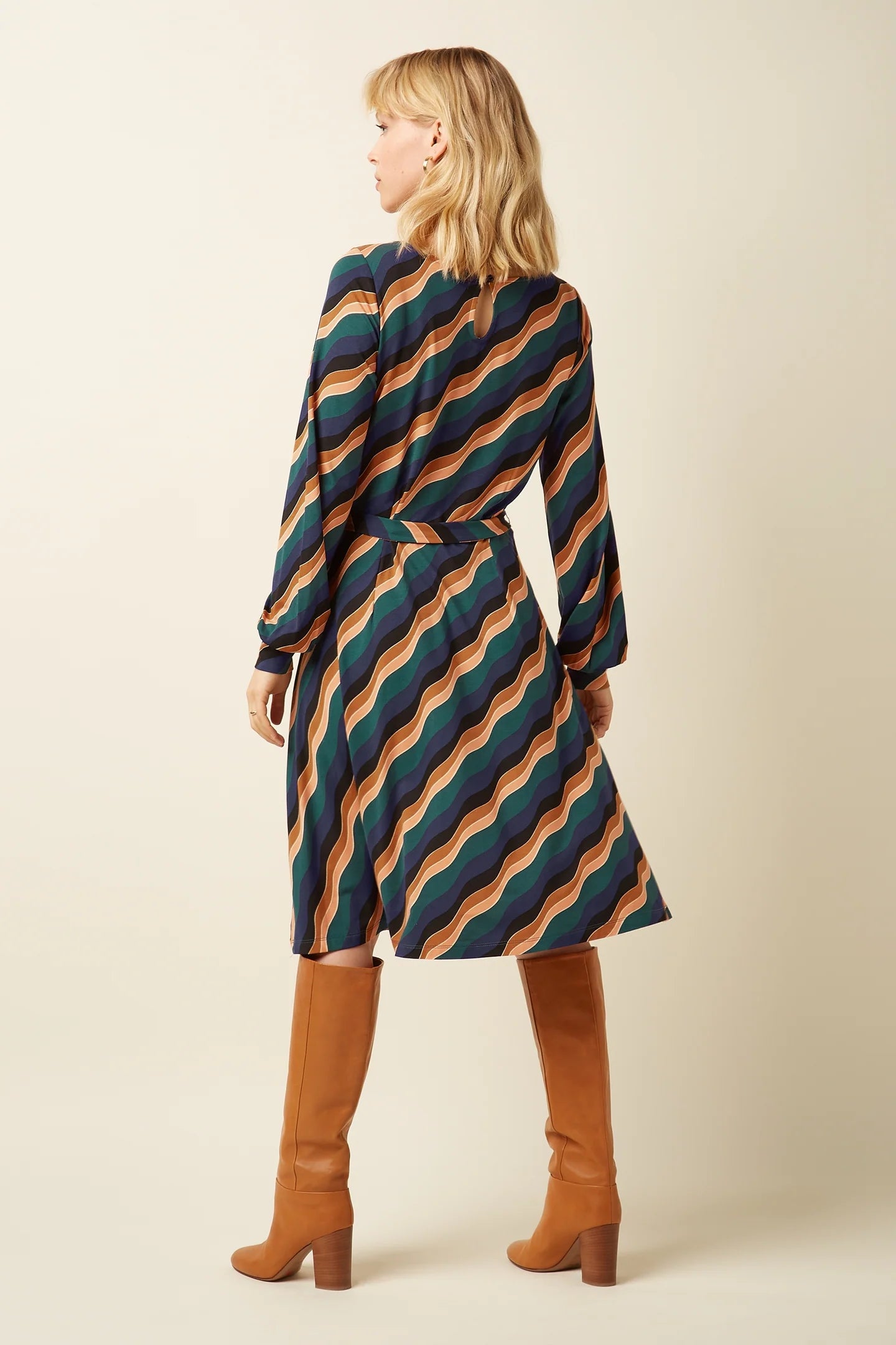 Betty Puff Dress Razzle
