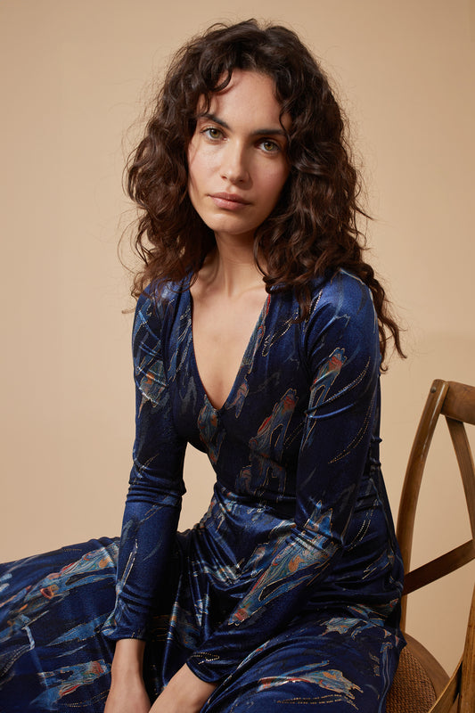 Zelda Dress Blue