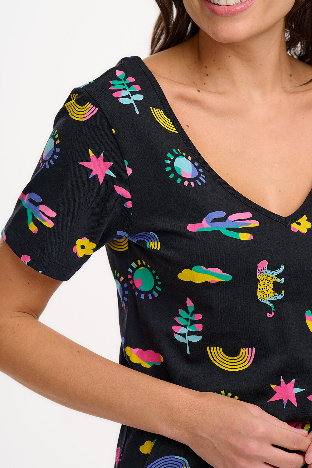 Bianca Jersey Jumpsuit - Black, Summer Joy