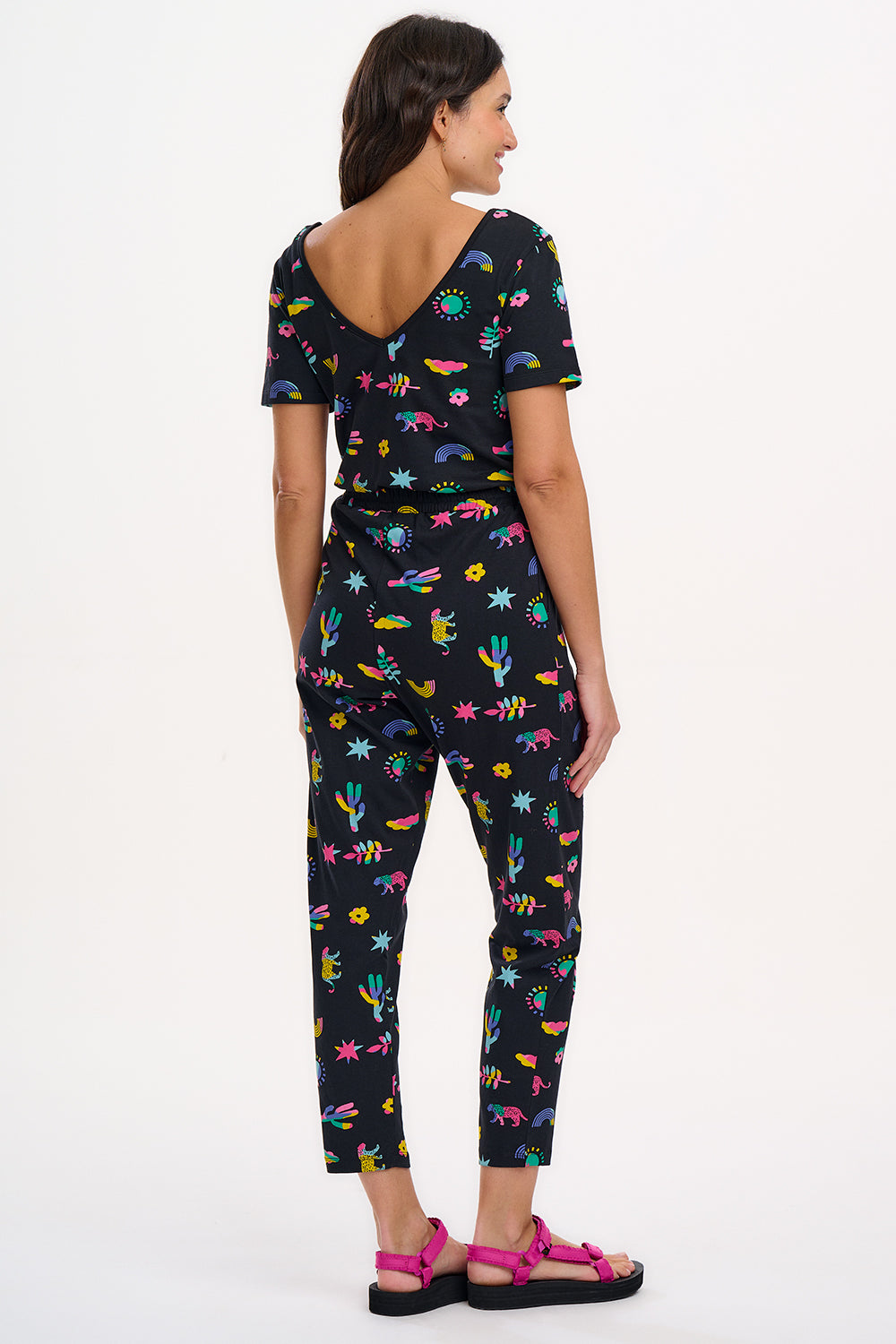 Bianca Jersey Jumpsuit - Black, Summer Joy