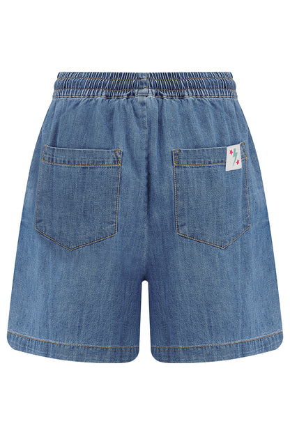 Bonnie Shorts - Mid Denim
