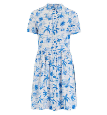 SALE - Keeley Hawaii Flamingo Shirt Dress