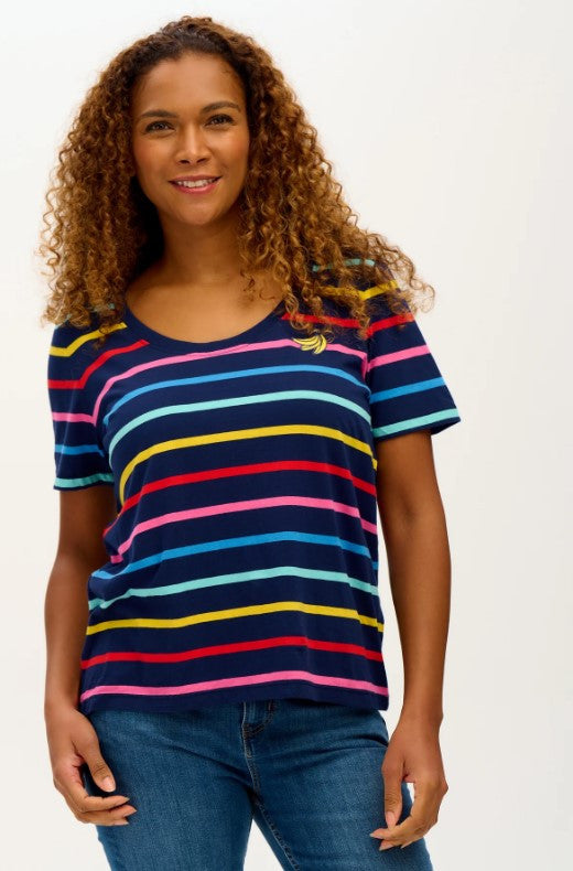 Sylvie Scoop Neck T-shirt