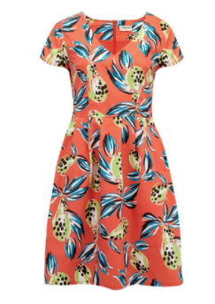 SALE - Sophie Tropical Punch Fit & Flare Dress