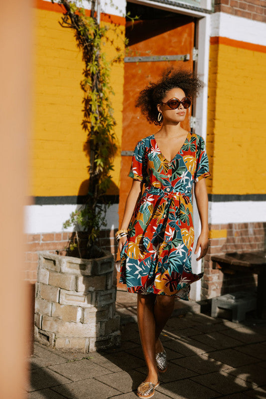 Edie Short Dress Moca