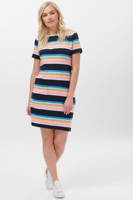 SALE -Ariane Surf Paradise Stripe Dress