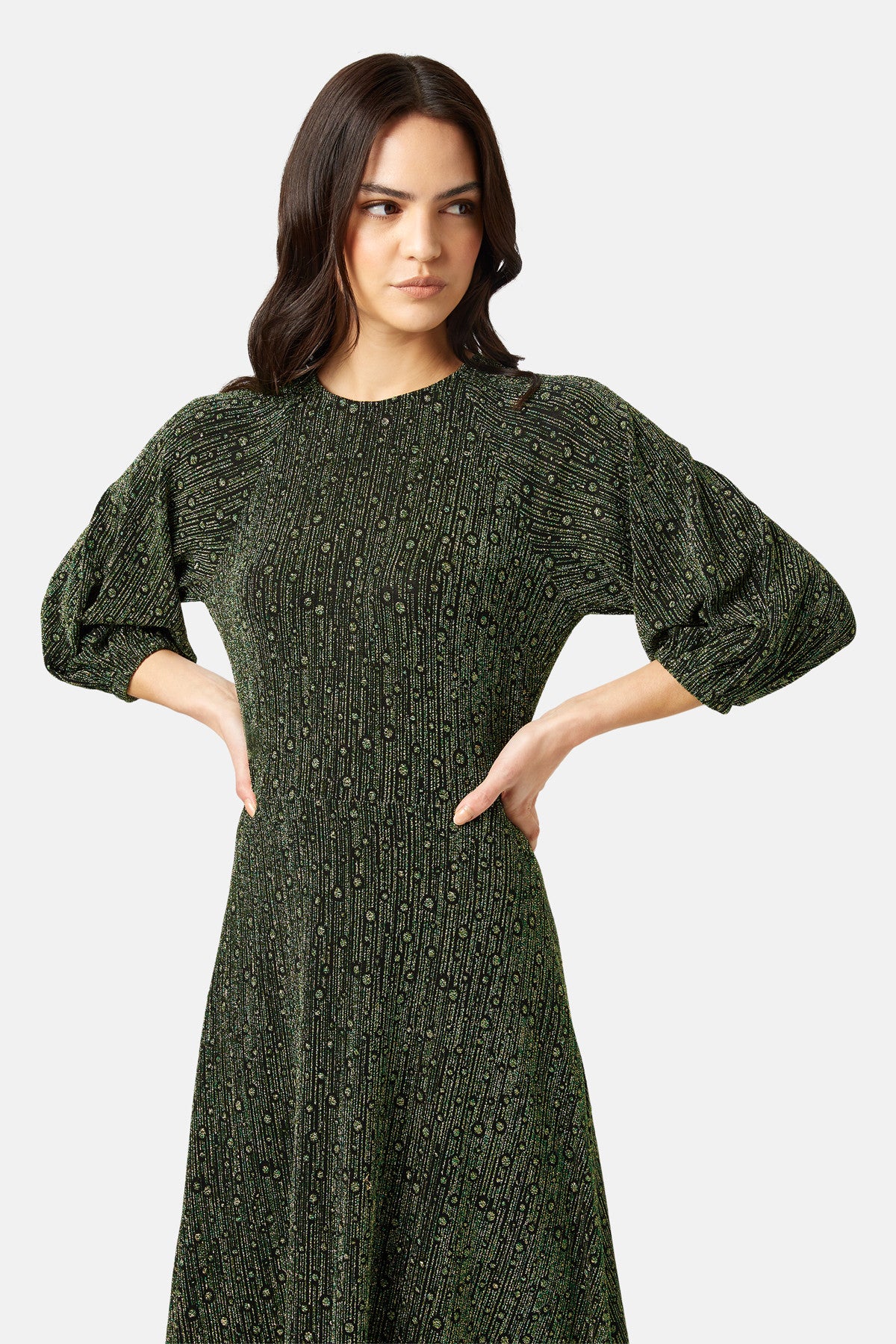 Disco Hangover Drape Dress
