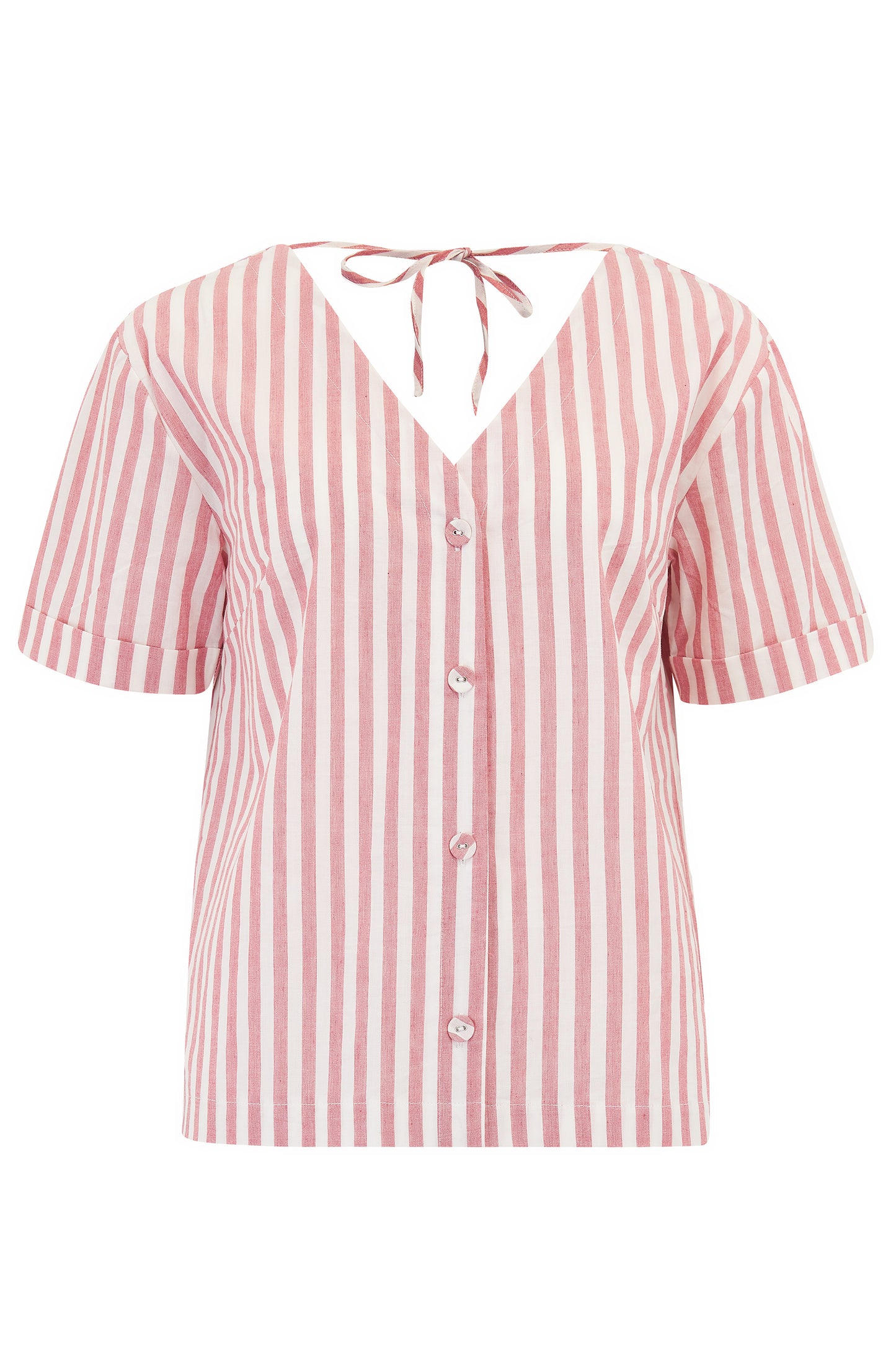 SALE - Petrina Deck Stripe Tie Back Shirt