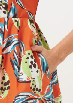 SALE - Sophie Tropical Punch Fit & Flare Dress