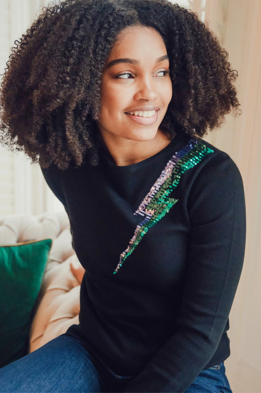 Cece Sequin Jumpers