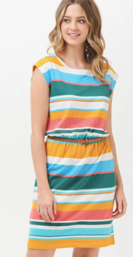 Hetty Riviera Stripe Dress