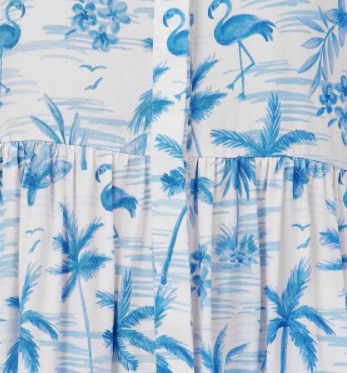 SALE - Keeley Hawaii Flamingo Shirt Dress