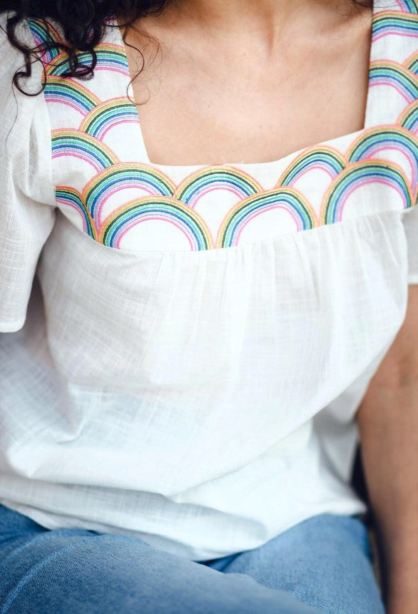 SALE -Alva Embroidered Tops
