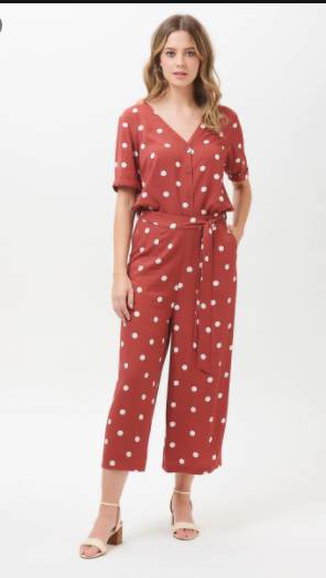 SALE - Emeline Polka Tie Back Shirt