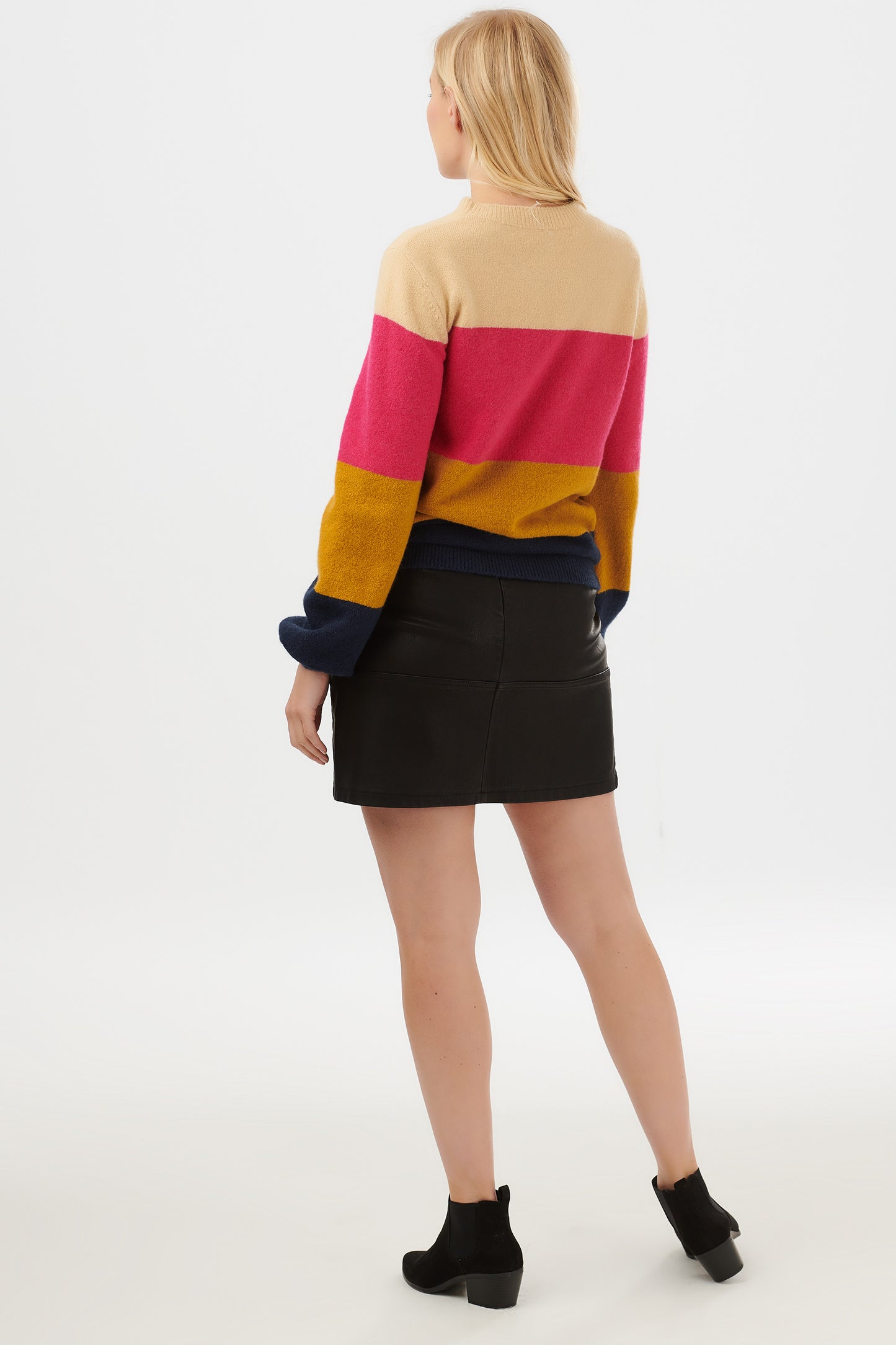 Zuri Block Stripe Sweater